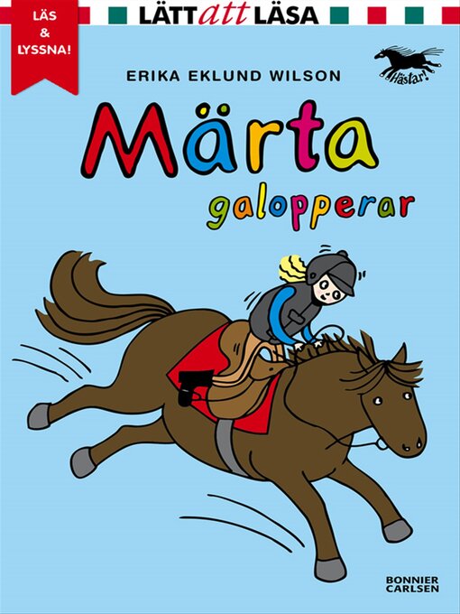 Titeldetaljer för Märta galopperar av Erika Eklund Wilson - Tillgänglig